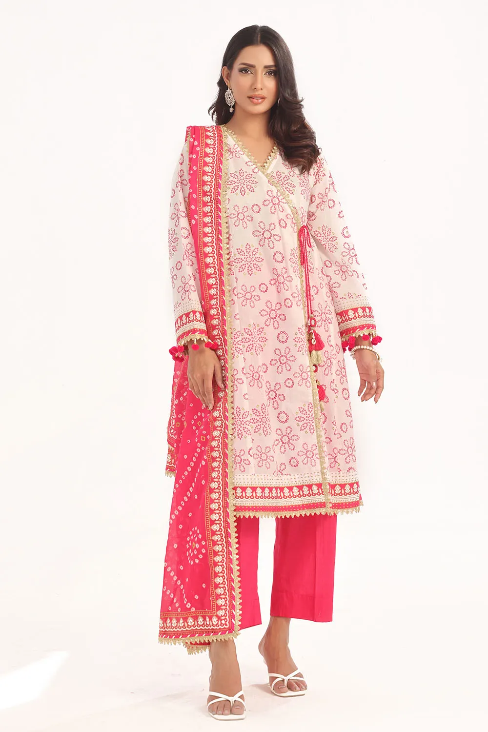 Printed Lawn Unstitched 3 Piece Suit CL-52411 A