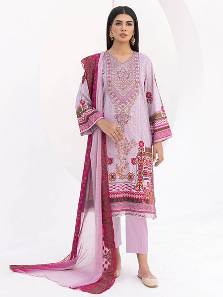 Johra Rever JH-611 Embroidered Digital Printed Lawn and Dupatta