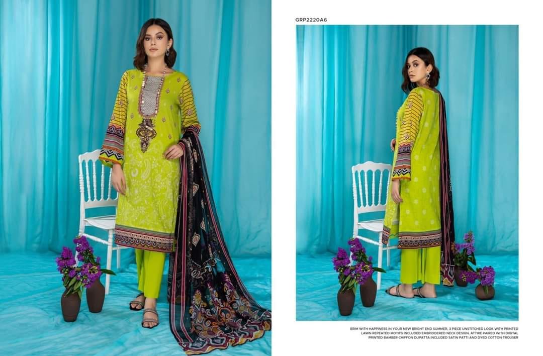 Luxury Embroidered Summer Collection-RP06