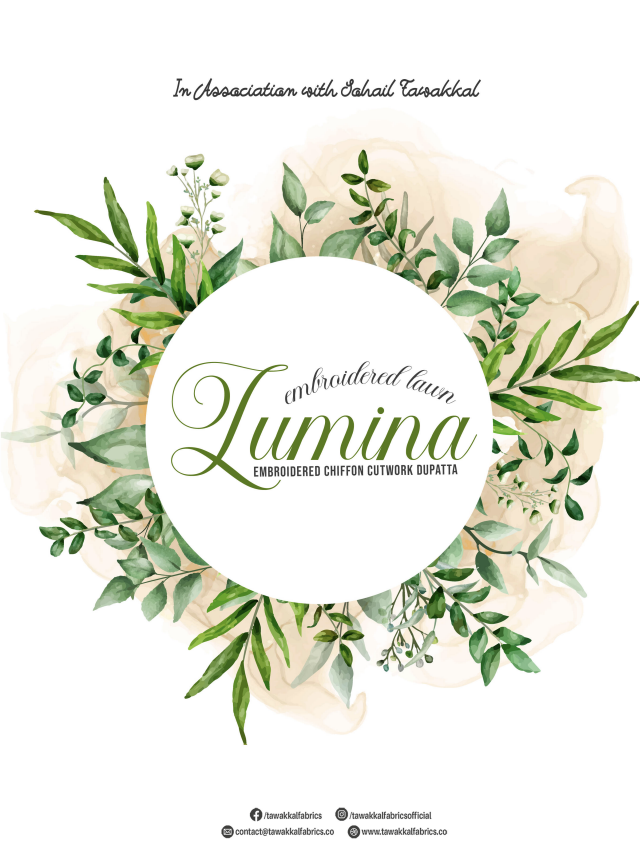 Lumina Unstitched Collection by Tawakkal