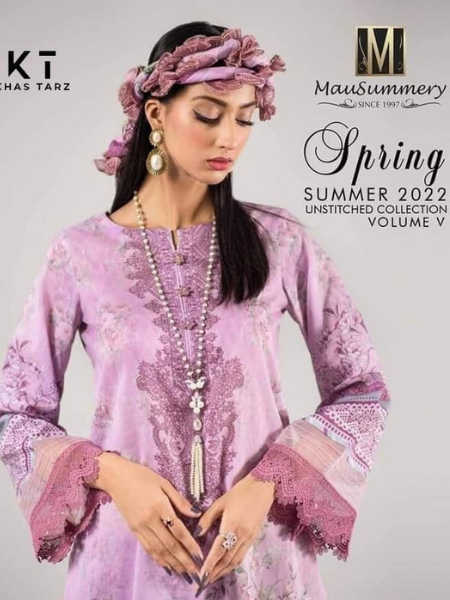 Mausummery Spring Summer Unstitched Lawn Collection  Volume -5