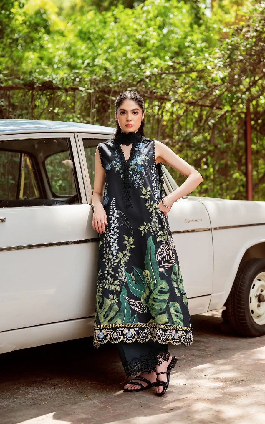 Yakin By Asifa Unstitched Collection 25 | Secret Botanica YKL25-05
