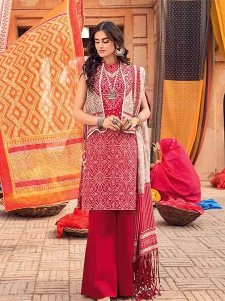 Gul Ahmed cl22212a three piece printed lawn chunri collection