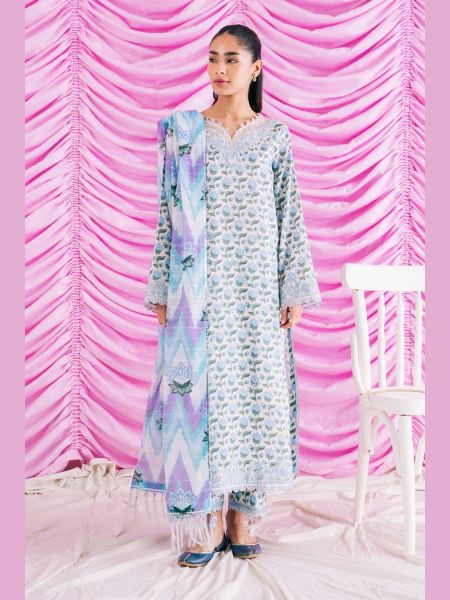 AYZEL AZL-24-V3-15 CLEO UNSTITCHED LAWN 3PCS COLLECTION 2024