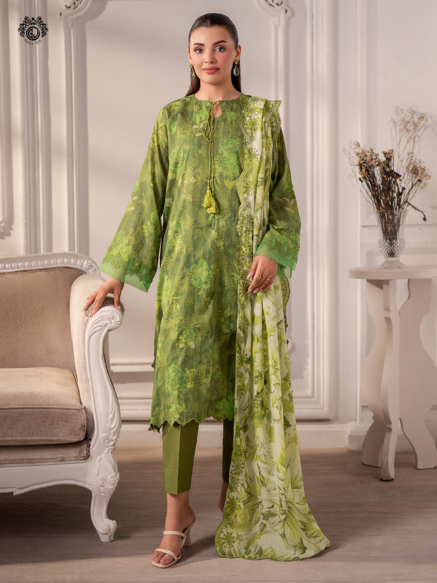 GULLJEE Premium Mahajal Unstitched Collection 25 | GMHJ2511A10