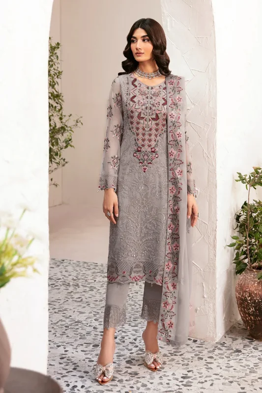 Rangoon Chiffon Collection by Ramsha | D-1210