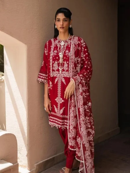 Sana Safinaz Muzlin M232-011A-CJ Summer Volume-02 Collection 2023