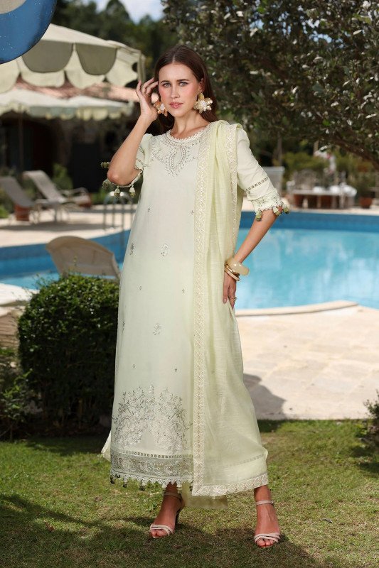 Raaya Luxury Embroidered Lawn | Isla | SHELAI26082847