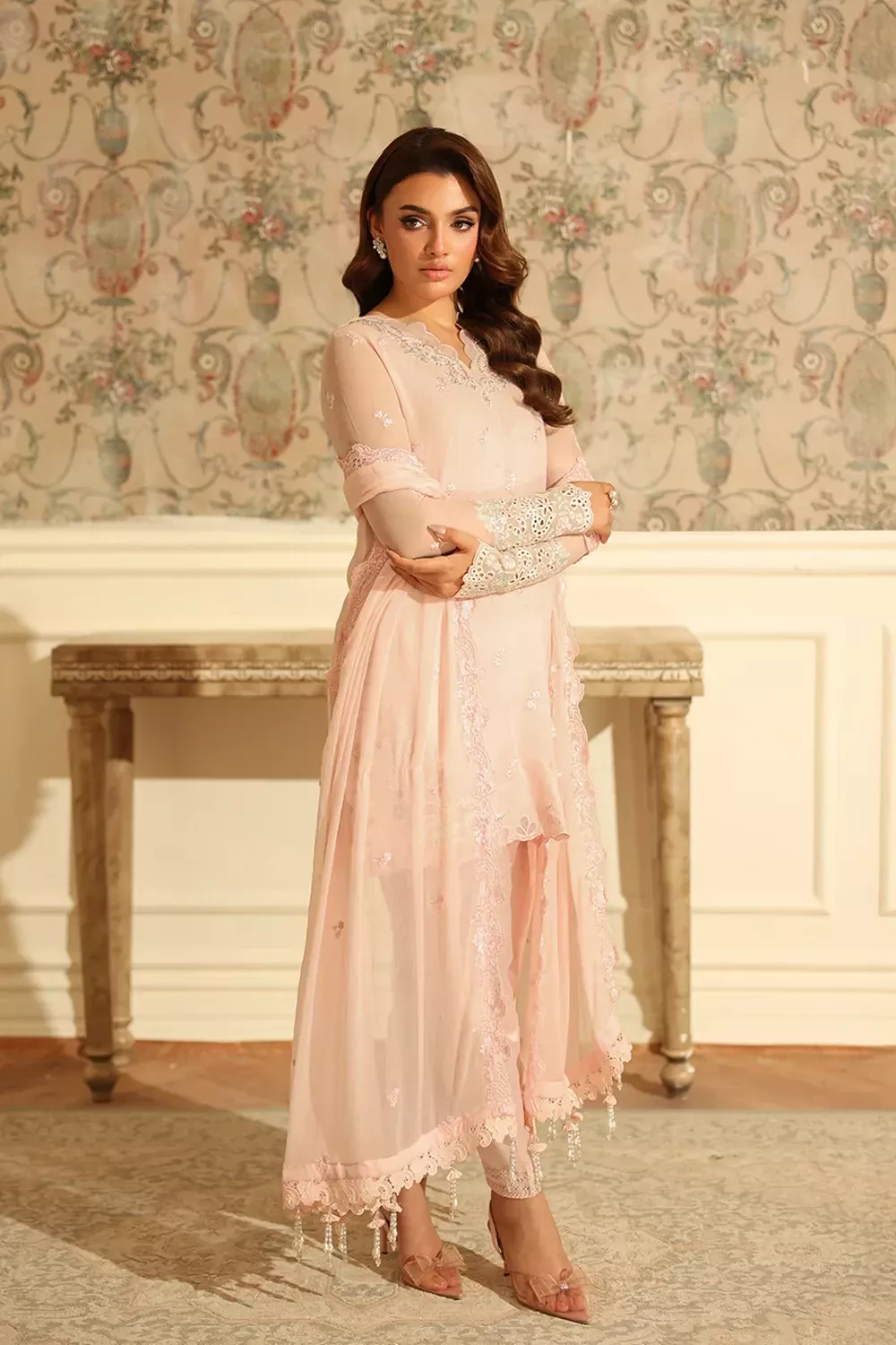 Azure Ensembles Festive 3Pcs |Silken Rose
