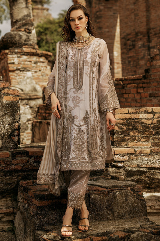 Charizma Vasal Luxury Chiffon Unstitched Collection 25 | VSL25-06