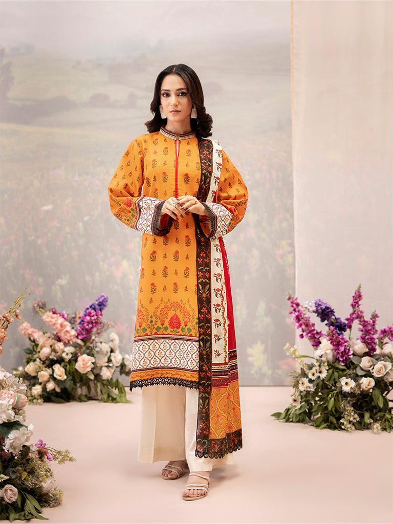 Raha Summer Prints Exclusive Unstitched Collection | D5