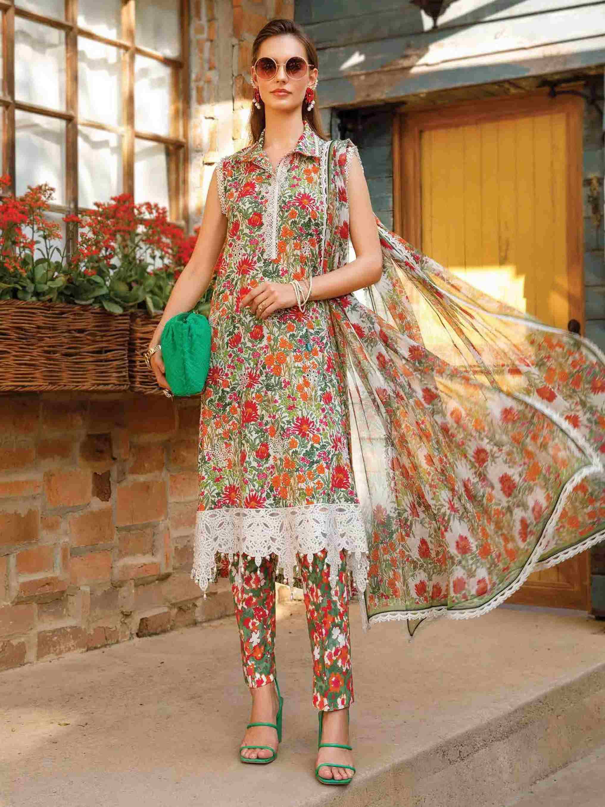 Maria B premium M.Prints printed spring summer 23 8A 3 piece