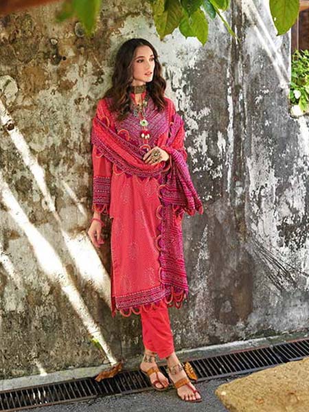 Gul Ahmed CL22067B three piece printed lawn chunri collection