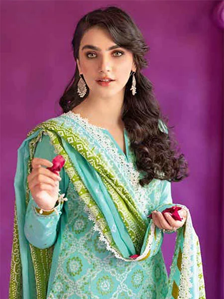 Gul Ahmed CL32202 three piece printed lawn chunri collection