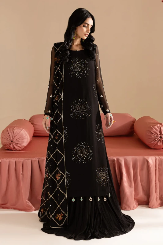 Nureh Mukeshkari Embroidered Chiffon | MK-12