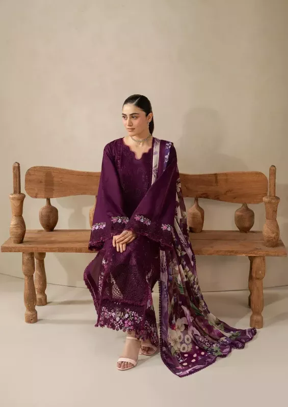 E-CRAFT by Elaf Premium Unstitched Printed Lawn 2026 | SHELAI26082508