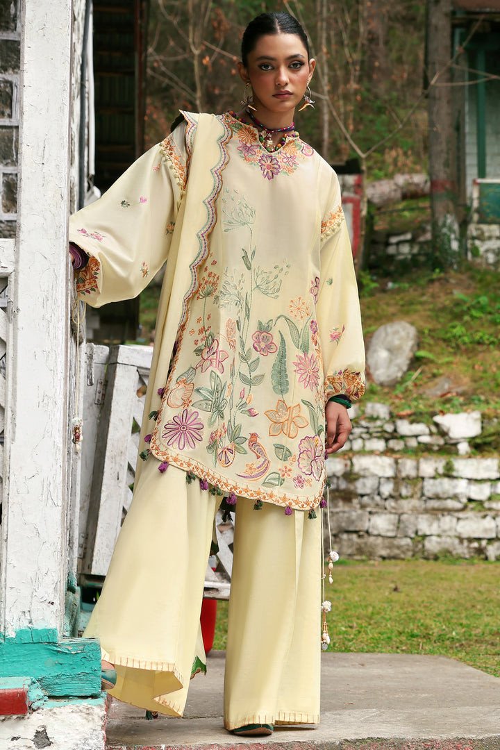 ZAHA Lawn 2025 – Unstitched Exclusive Collection | ZANIA (ZL25-13 A)