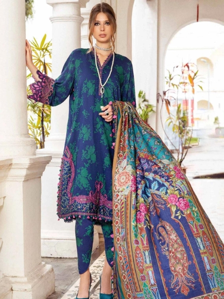 M Prints MB23MPFE 9A By Maria B Fall Edit 2023 Embroidered Cambric Suits Unstitched 3 Piece