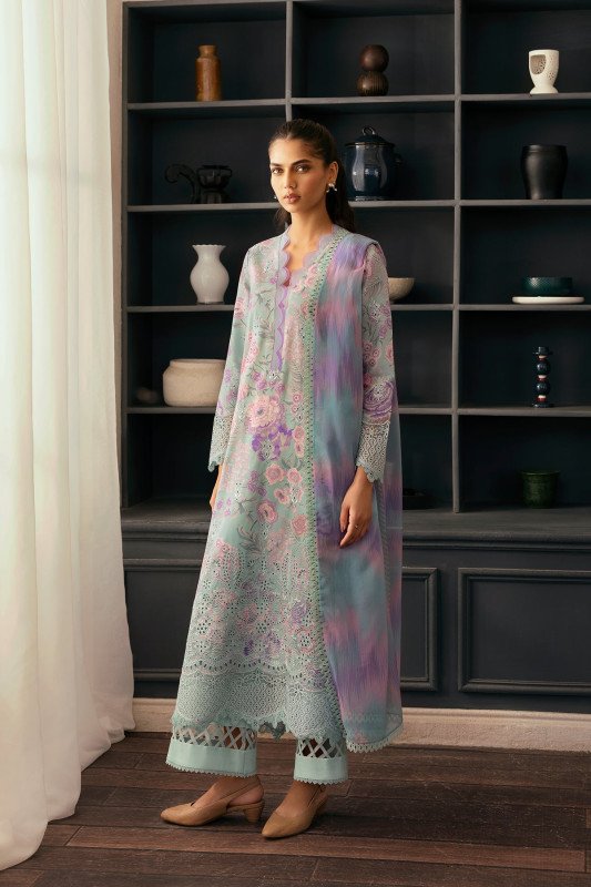 Afrozeh Day Break Unstitched Collection 25 | 9737-Light Drenched