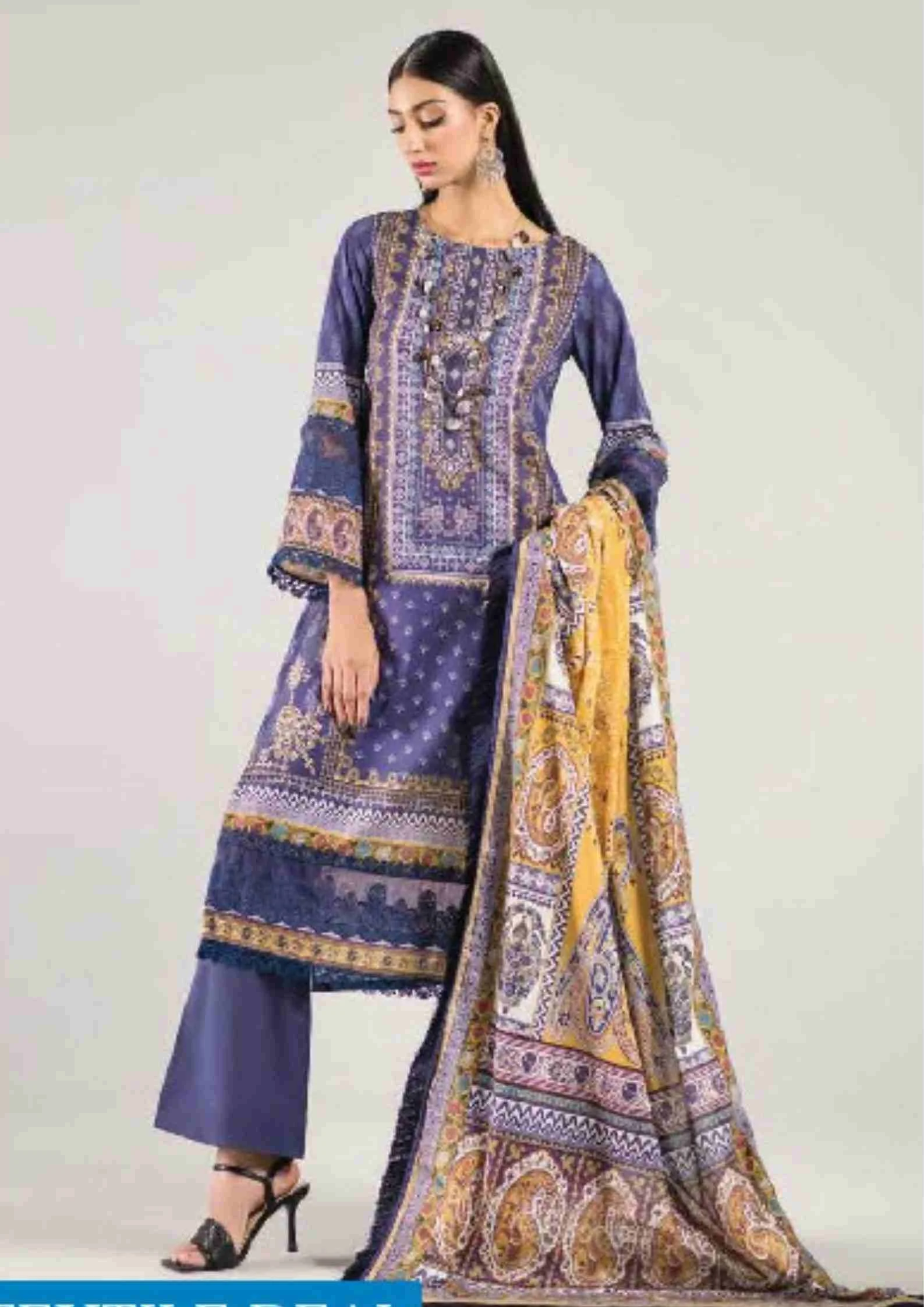 Mausummery unstitched digital lawn volume-5 DYLAN 3 piece