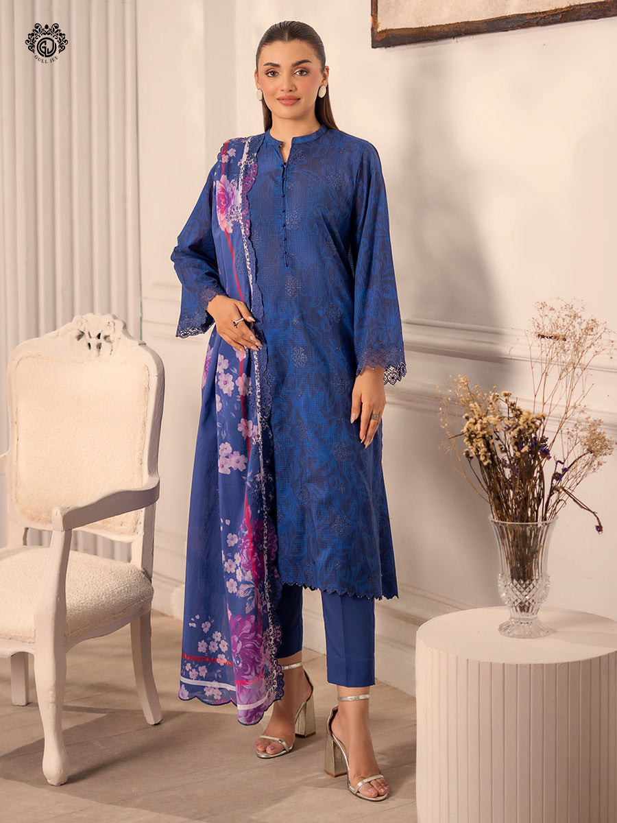 GULLJEE Premium Mahajal Unstitched Collection 25 | GMHJ2511A9