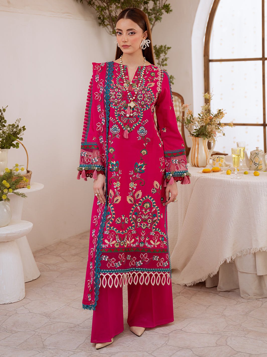 Shanaya By Mahnur Unstitched Lawn'26 | SN-07
