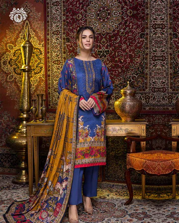 Gulljee GGBN2202A11 Luxury Digital Printed Leather Twill Embroidered Collection