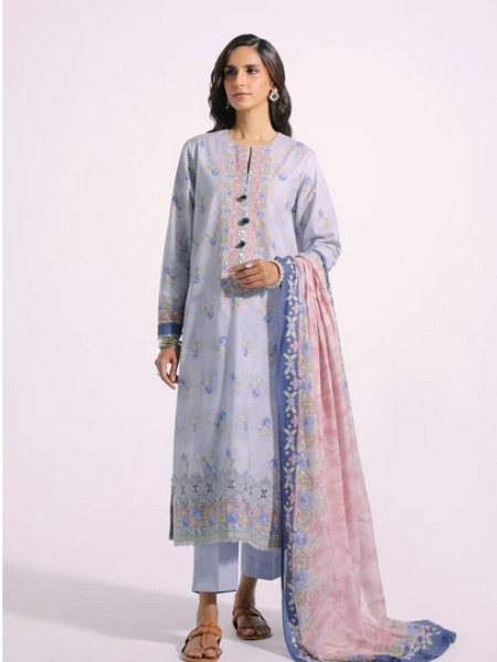 Ethnic E0229-202-910 Printed Lawn Dress For Eid | Pakistani Dress