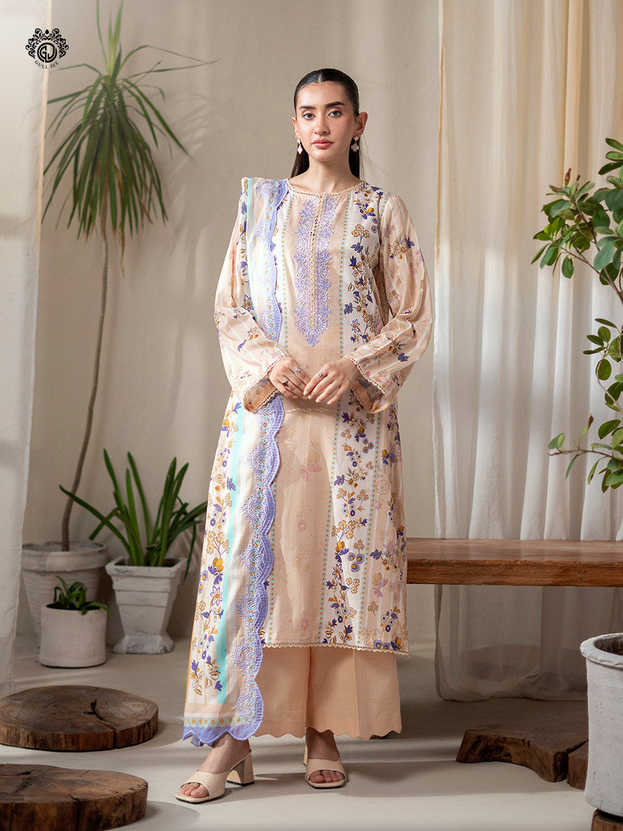 Mahajal by Gulljee Unstitched Lawn Collection 25 | GMHJ2510A12
