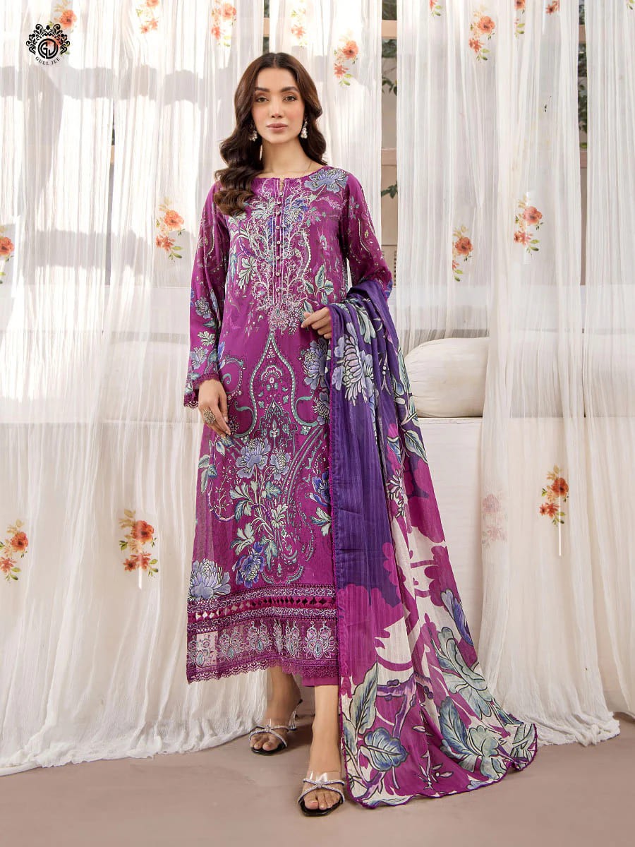 Esme By Gulljee Vol-01 Printed Embroidered Lawn Collection (GU ESM2401-A9)