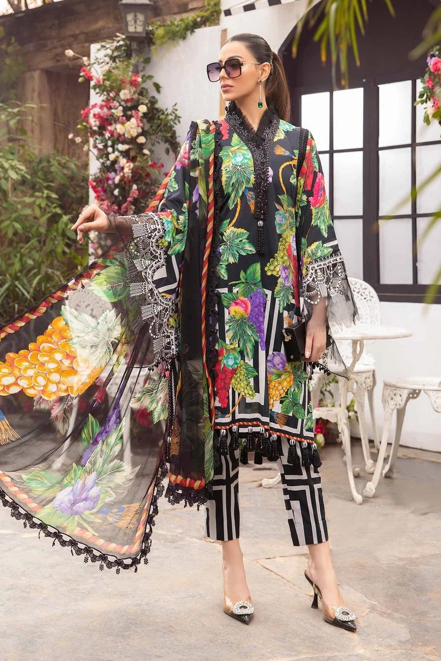 Maria B Mprint Lawn | SHELAI9453