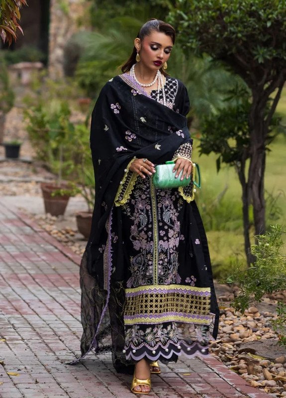 Paras by Pasha Pret Embroidered Lawn 3 Piece Suit Evening Bloom SHELAI27136
