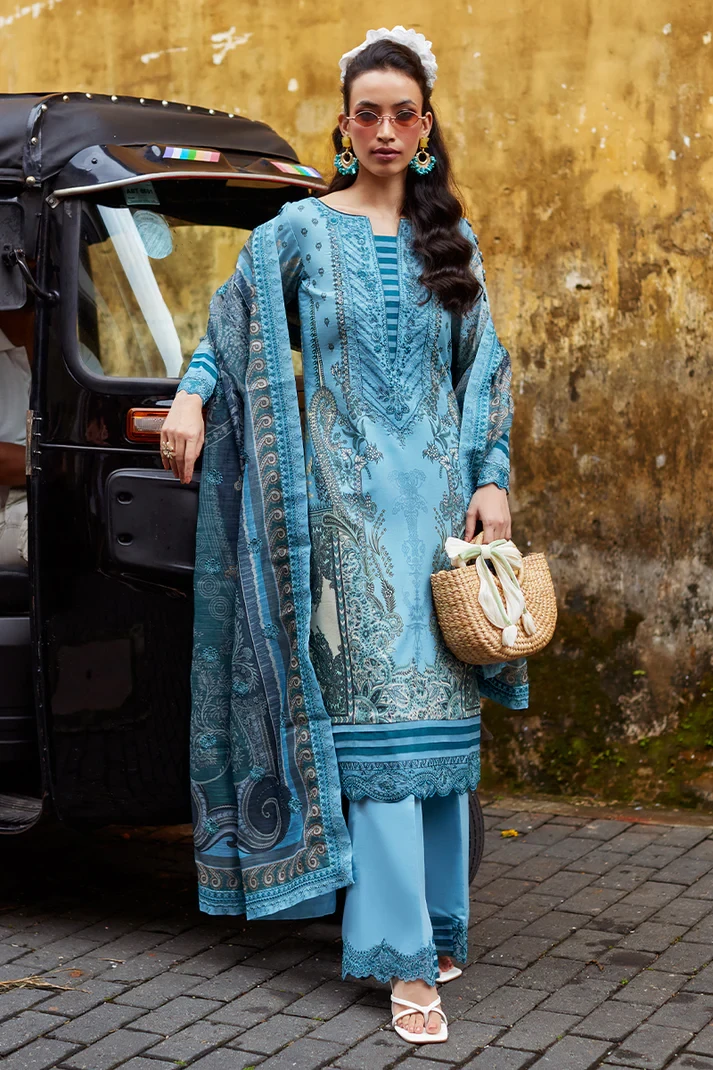 Gulaal Saffira Lawn | Inayah-03