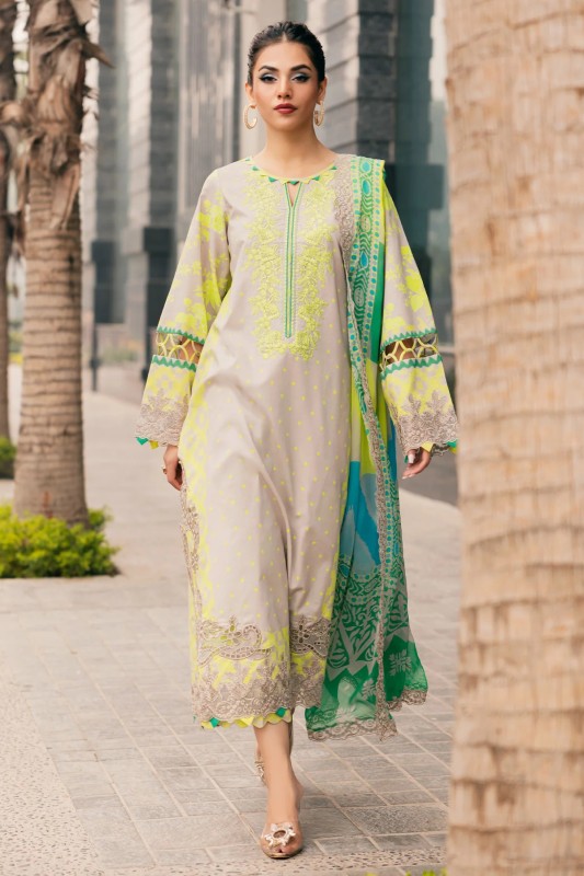 Charizma Rang-E-Bahar CRB5-6 Embroidered Lawn with Chiffon Dupatta and Trouser