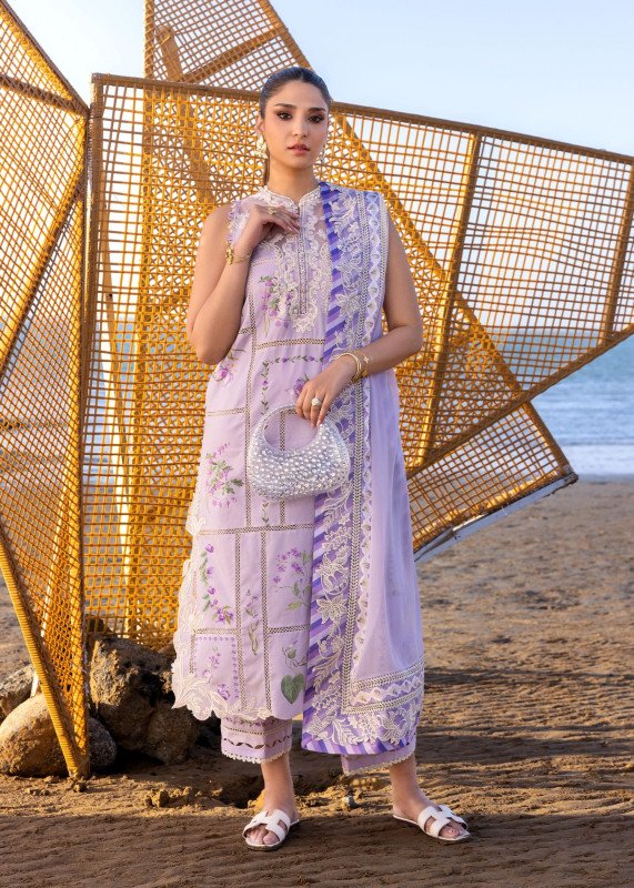 Crimson Summer Lawn by Saira Shakira Unstiched | SHELAI26032