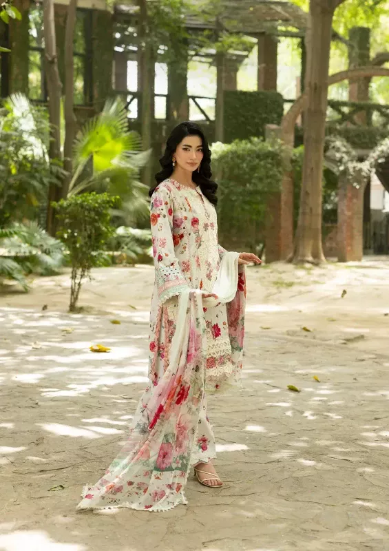 Elaf Premium Signature Unstitched Printed Lawn 2026 | SHELAI26082829
