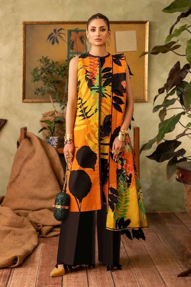 Gul Ahmed Summer Essential 2024 Printed Lawn | SHELAI13458