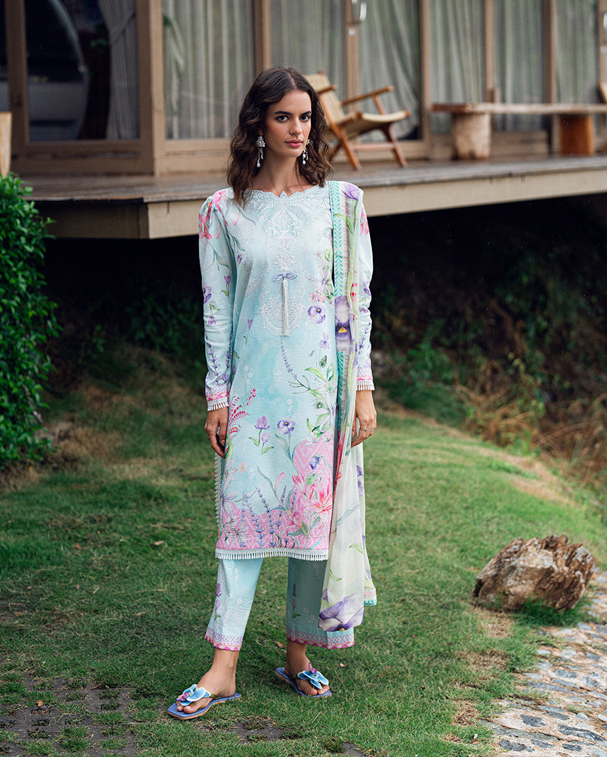 Garden Veil by Roheenaz Printed Lawn Unstitched Exclusive Collection 25 | Twilight Fizz
