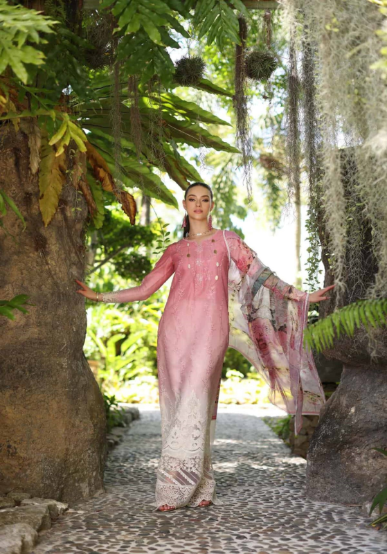 Noor By Saadia Asad - Luxury Chikankari Lawn | 1A