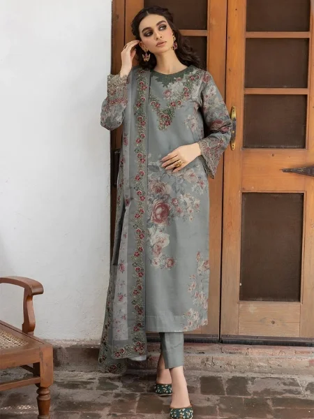 Jahanara IJK-04 DILARA By Iznik Unstitched Winter print '23