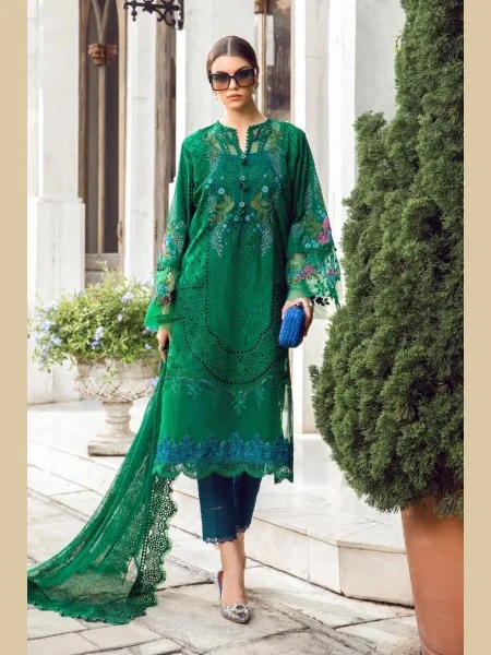 MARIA B 24-02 EID LAWN UNSTITCHED 3PCS