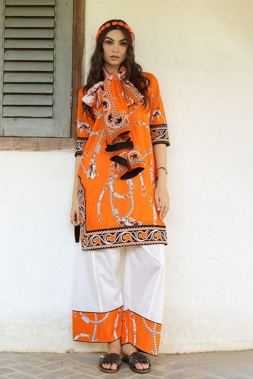 3 Piece Unstitched Printed Lawn Suit with Printed Lawn Dupatta CL-52498