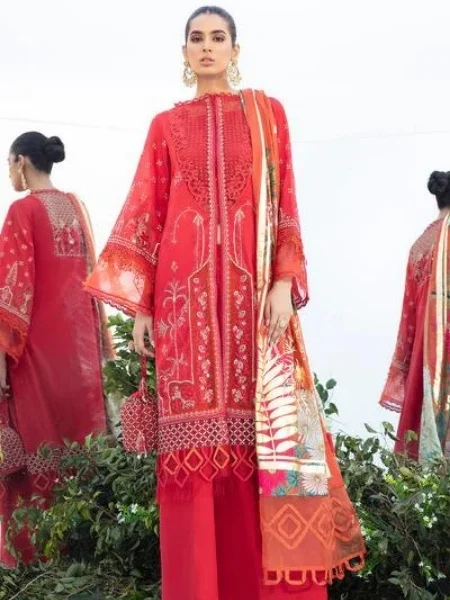 Ittehad Textiles FS2206 Embroidered Lasercut Lawn Suits Unstitched 3 Piece