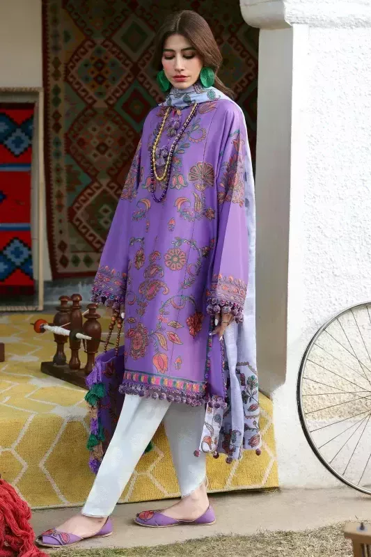 ZAHA Lawn 2024–Unstitched Exclusive Collection | ZARIAH SHELAI25619 | SHELAI25610