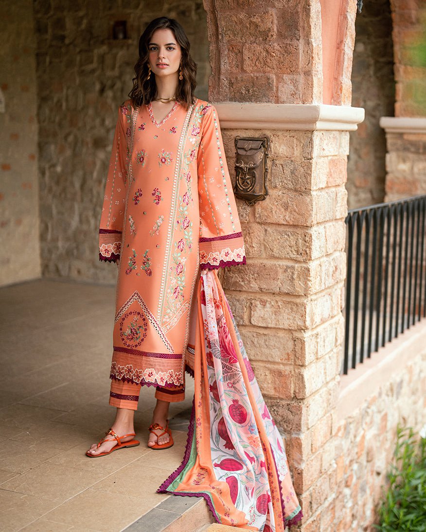 Roheenaz by Summer Reverie Unstitched Collection 25 | Orelia RUNSS250402B