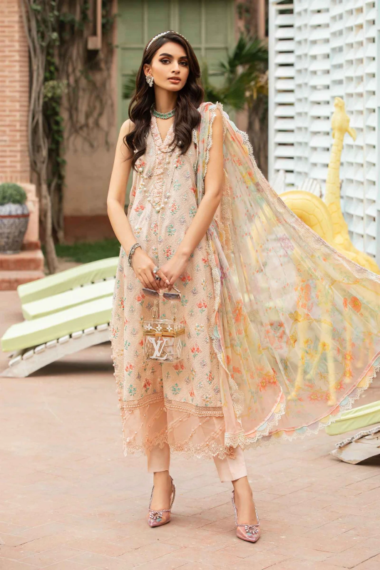 Maria B by M.Prints Embroidered Lawn Suit Unstitched 3 Piece