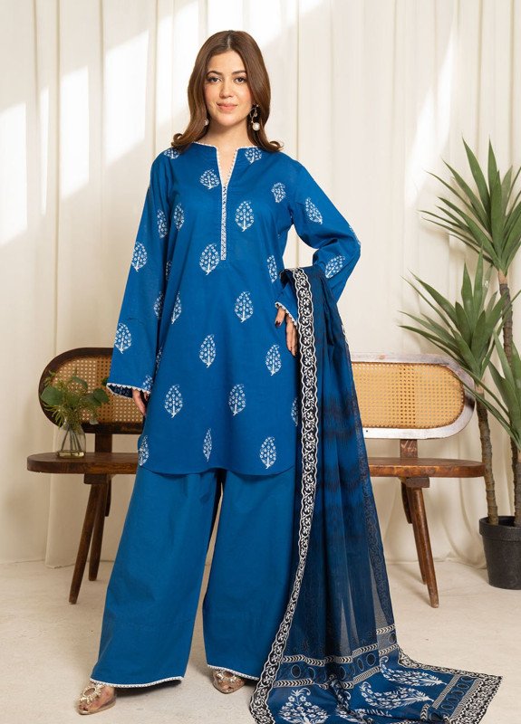 Unstitched 3Pc Printed Lawn Dress Coco | Sule 01