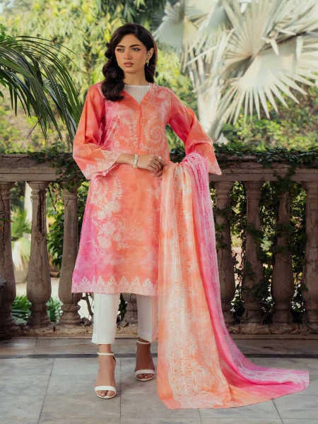 Nishat Summer Unstitched Printed Lawn 2Pc Suit - 42401115