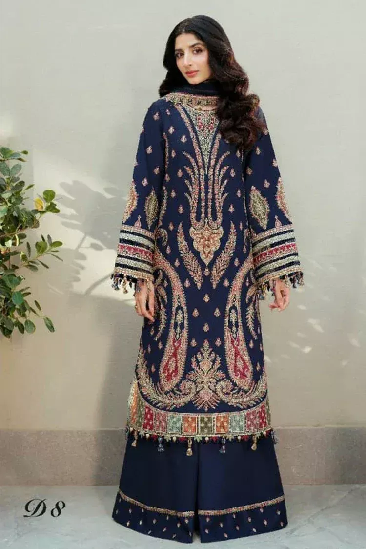 Jazmin - Shahkaar Luxury Eid Lawn - SL-25-D8 - Unstitched | SHELAI25319