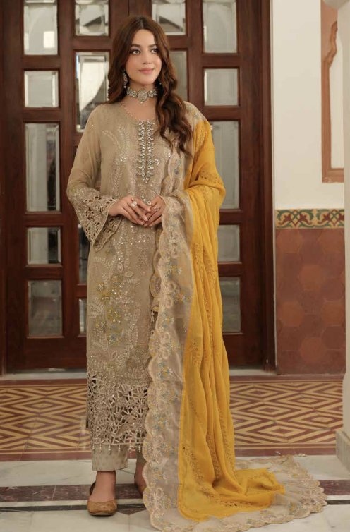 Noor's Demir Unstitched | D-004